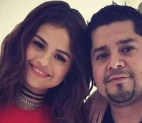 Mandy Teefey's daughter Selena Gomez and ex-husband Ricardo Joel Gomez.